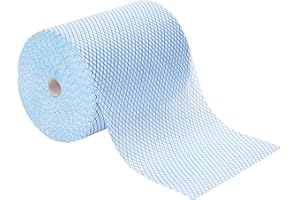 Optima Proclean Lightweight All Purpose Cleaning Cloth, Wiping, 22 x 44cm, 1 x 350 Cloths On A Roll, Blue