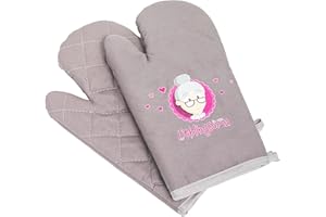 MY OMA Myoma Ofenhandschuhe für Oma – Hitzebeständige, langlebige Küchenhandschuhe (Paar) Omas zum Geburtstag & Weihnachten, lustige Backhandschuhe für die Lieblingsoma inkl. Karte
