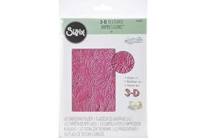 Sizzix 3-D Textured Impressions Embossing Folder Azaleas, One Size
