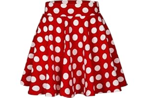 Urban Coco Women's Basic Versatile Stretchy Flared Casual Mini Skater Skirt