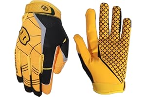 Seibertron PRO 3.0 Elite Ultra-Stick Sports Receiver Gloves/Guanti da Football Americano PRO Ricevitore Gioventù e Adulti