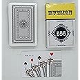 SSR SHOP Plastic 555 Mark Deck Playing Card (Black) / Plastic Cheating Magic Playing Card