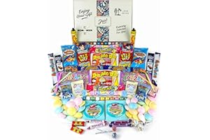 JUST TREATS Sweets & Chocolate Gifts Hamper to Share - Lunar Sweet & Candy Selection Box Perfect for Sharing - Best of All It Contains 2 of Everything!