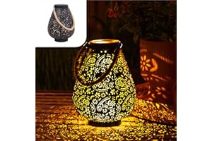 ‎GADGY Gadgy Solarlaterne für den Garten im Freien – wasserdichte orientalische Laterne für Terrasse, Hof und Balkon – dekorative Beleuchtung für Ihren Außenbereich