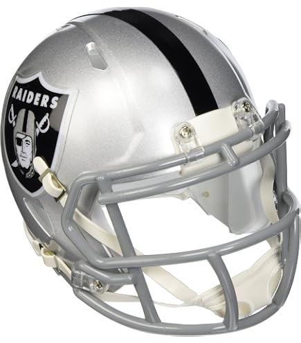Riddell Speed Mini – Casco In Miniatura Da Collezione, Replica Ufficiale Con Imbottitura E Sottogola, Altezza 12,7 Cm, Colori Della Squadra