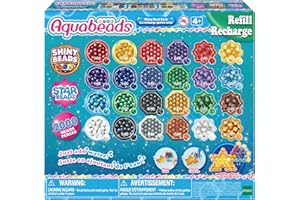 Błyszczące koraliki Aquabeads zestaw uzupełniający Aquabeads 31995