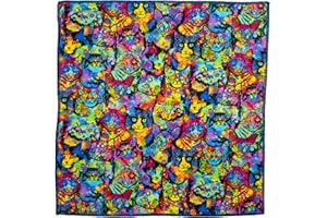 OCEANIA LEGENDS Psycho Cat Skull Art Designer Bandana