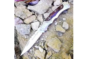 laguiole artisan Couteau 10 cm Barroco - Bois Marron .4141