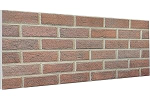 DELLEDECOR ADVANTAGE DESIGNS 3D Brick Wall Cladding Ceiling Panel Faux Brick Style Polystyrene Wall Cladding 50x100cm (DL06)