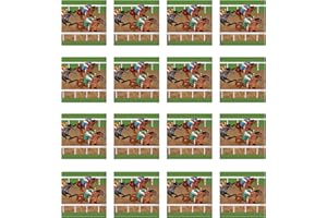 Beistle Horse Racing Luncheon Napkins, Multicolor