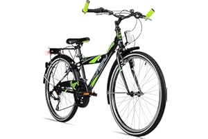 ‎BERGSTEIGER Bergsteiger Sydney 20, 24 Zoll Kinderfahrrad, geeignet für 6, 7, 8, 9 Jahre, StVZO, 6 Gang-Schaltung, Jungen-Fahrrad mit Dynamo-Licht