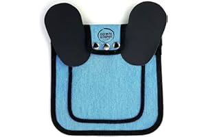 DOWN UNDER OUTDOORS Medium-Large Chicken Saddle with Adjustable Straps, Chicken Apron, Poultry Saver, Pet Supplies, Including Shoulder Cover (Blue)