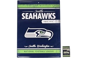 PRO SPECIALTIES GROUP NFL Blechschild für Sport-Fans, 40,6 x 30,5 cm, Bonus-Magnet