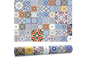 GERSONIEL 10 Sheets Drawer Liners for Dresser Scented Drawer Liners Drawer Paper Liner Non Adhesive Scented Liners for Drawers Fragrant Drawer Liners for Home Shelf Closet (Retro Pattern, Linen)