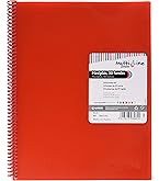 Grafoplas Sichtbuch A4 - 30 Sichthüllen Spiralbindung Violett