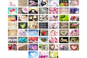 Edition Seidel Set de 52 cartes postales de qualité supérieure pour mariage - jeu de mariage - cadeau de mariage - amour