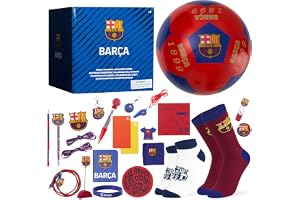 Get Trend FC Barcelona officiell fotboll adventskalender 2026, 24 | Daily Reveal fotbollsgåvor och tillbehör för nedräkning till jul, matchdagar och resor, pojkar tonåringar julklappar