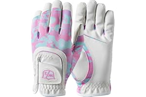 Wilson Staff Fit-All JR Glove, Guanto da Golf, Mano Sinistra, per Ragazzi, Microfibra/Tessuti Sintetici, Taglia Unica