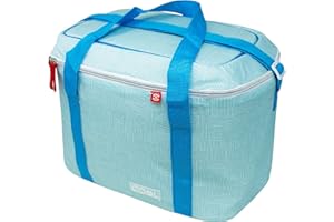 ToCi - Borsa termica per picnic, campeggio, vacanze, escursioni, barbecue, 25 litri, colore blu