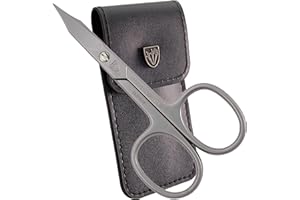 Drei Schwerter Tijeras para uñas - Redondeadas para diabéticos - Calidad de marca inoxidables [HECHA EN ALEMANIA] [Tijeras de uñas]