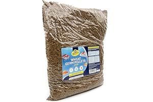 HERONS - Wheatgerm Pellets - 3 mm Pellets for all Goldfish, Japanese koi and Pond Fish - OMEGA-3 Fatty Acids, Vitamin E and C - Improves Digestion, Liver Function - Enhance Colour - 1.1KG