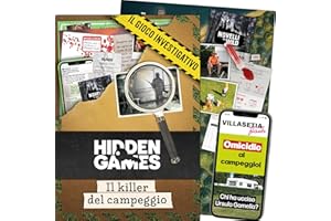 Hidden Games Luogo del Reato - Il killer del campeggio - Italiano - Gioco investigativo realistico ed emozionante, tipo Escape Room da tavolo