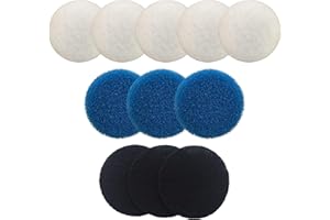 Finest-Filters Juego de filtros compatibles para Eheim Classic 2213 que incluye 5 x poli, 3 x espuma gruesa, 3 x espuma de carbono
