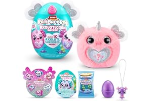 Rainbocorns Axolotlcorn Surprise by ZURU, Collectible Plush Toy for Girls 3+, Flowy