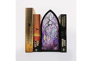 TwoDays 4th Wing Inspired Book Nook – Fantasy Dragon Merch Bookshelf Decor for Book Lovers, Gifts for Bookish Collectors Library (Black)