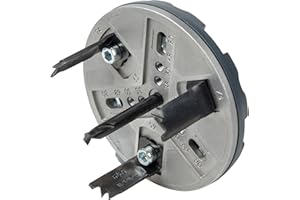 wolfcraft Sega a tazza regolabile, Ø 35–80 mm I 5985000 I Per tutti i diametri standard per lavori interni