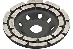 TRONGAARD Diamant Schleiftopf/Schleifteller 125mm / 22,23mm / 19mm doppelreihig