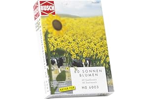 Busch H0 - Girasoli, 60 pezzi