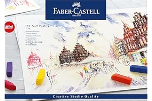 Faber-Castell 5175128272 Creative Studio Mini Polvere Pastello (Soft), 72 colori
