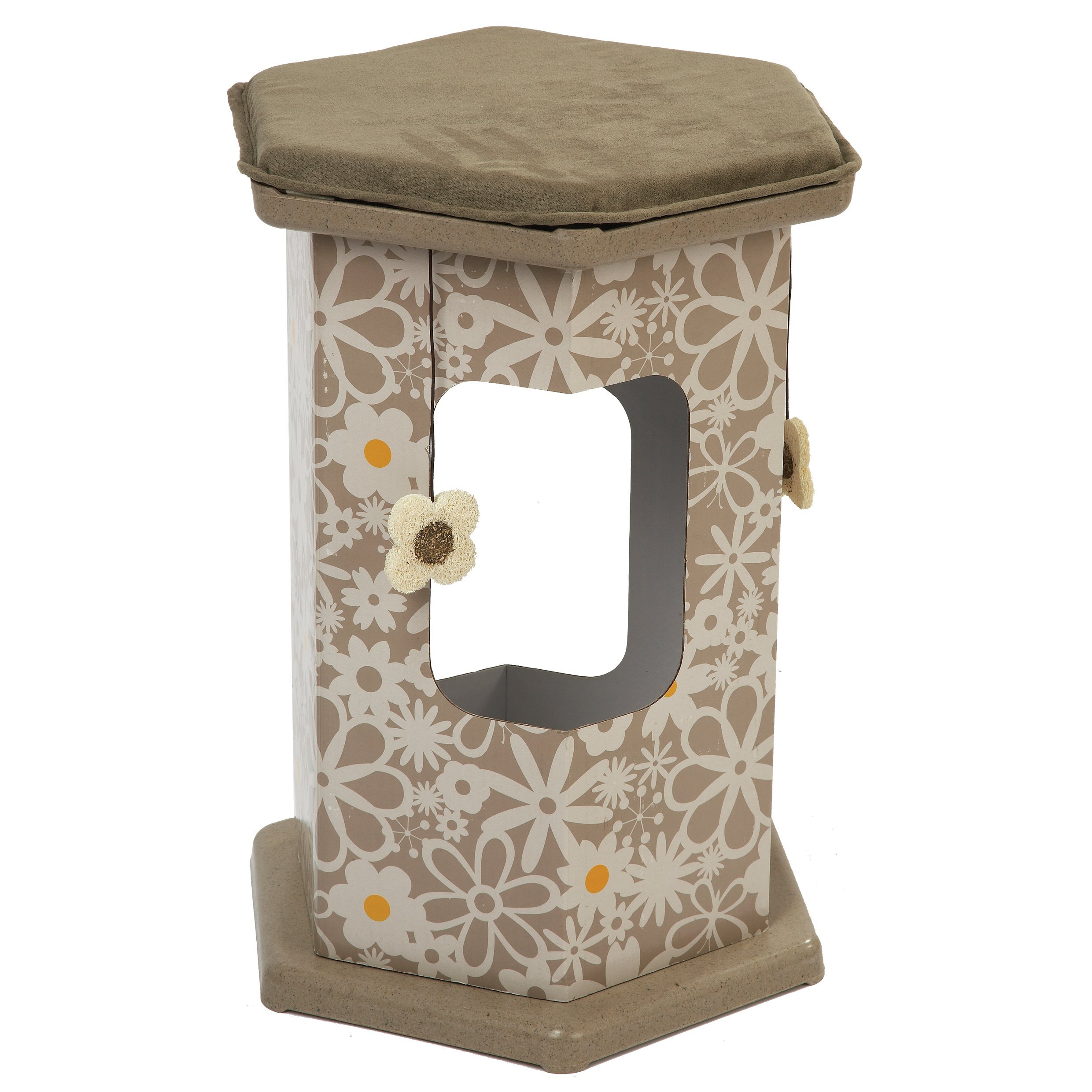 Rosewood Wolf and Tiger Play Tower and Tunnel