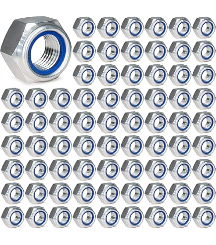 Dado Di Bloccaggio SECCARO M5, Acciaio Inox V2A VA A2, DIN 985 - Foto 4