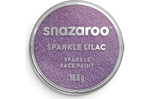 Snazaroo - Peinture Pour Visage et les Corps, Maquillage Pour Visage et Déguisement, Pour Enfants et Adults,Fard 18 ML, Couleur Mauve Nacrí