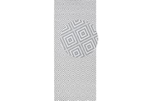 ‎NORTHRUGS NORTHRUGS In- und Outdoor Teppich Coin 80x200cm - Wetterfest Modern Plain Allover Unifarben Design Läufer für Balkon Terrasse Garten Wintergarten Wohnzimmerteppich Wasserfest in Blau