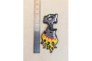 BLUE HAWAI ECUSSON PATCHES AUFNAHER TOPPA - PISTON FLAMME - THERMOCOLLANT