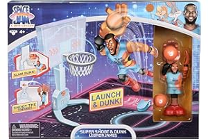 SPACE JAM 2: Un New Legacy Set da Gioco Dark S con Personaggio Super Shoot & Dunk Lebron James, Multicolore, 14568