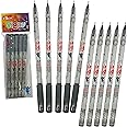 ELKOS SignST Ballpoint Pens, BLACK, 0.7mm Fine Point, Pack of 20, Smooth Writing Ball Pens, Perfect School Office Home Pens, PATEL Black Ball Pen