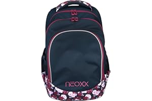 neoxx Fly Schulrucksack - Rucksack für die Schule, leichter Schulranzen als recycelten PET-Flaschen, Schultasche für Mädchen und Jungen