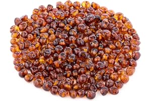 Amber Polished Beads – 100% Natural Baltic Stone 5-6mm Baroque Style Loose with Drilled Holes Multiple Colors - Amber Culture