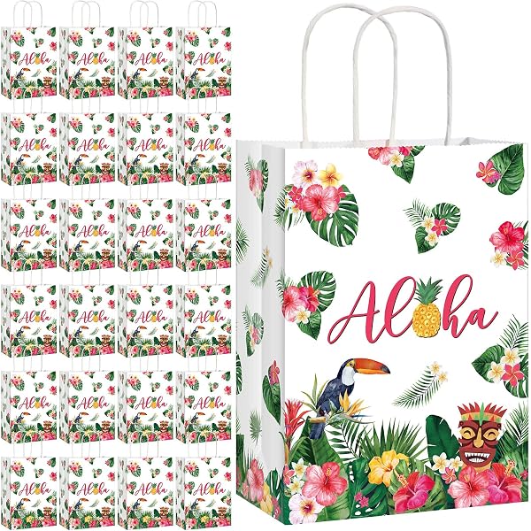 6x Transparente Kulturbeutel Hawaii Style – Wasserdicht, PVC, Für Reisen & Bad