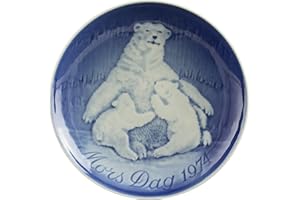 BING & GRONDAHL BING&GRONDAHL PIATTO FESTA DELLA MAMMA 1974 ORIGINALE PORCELLANA PRIMA SCELTA