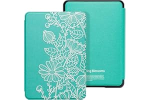 WALNEW Case for Kindle Paperwhite 10th Generation 2018 Released (Model No. PQ94WIF) – Protective PU Leather Cover Slim Portable sleeve Smart Case with Auto Sleep/Wake Function