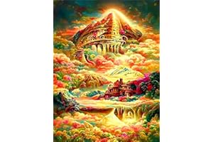 Lunyloer Diamond Painting Set, 5D Diamond Painting Kits für Erwachsene, DIY Full Diamond Painting Full Embroidery Painting with Accessories Anfänger für Home Wand Décor 30x40cm