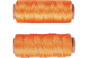 2 x DECK INN Pack of 2 Multipurpose Builders Line Ideal for Building Work, 50 m