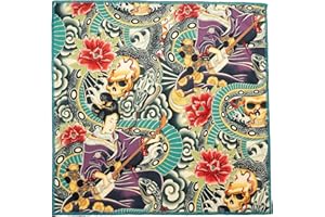 OCEANIA LEGENDS Zen Japanese Full Body Tattoo Skulls Bandana