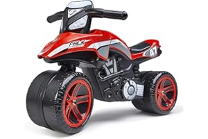 Falk - Moto draisiana Racing Team Rouge - Da 2 anni - Made in France - Ruote extra larghe - Sviluppa equilibrio e capacità motorie - 530