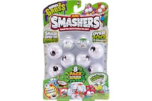 ZURU SMASHERS Auldey Pack de 8 smashers-saison 2, 7417, Negro , color/modelo surtido